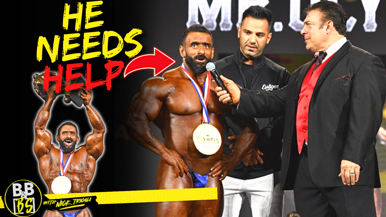 Hadi Choopan Speaks Out Against the Iranian Government in Victory Speech at Mr.Olympia