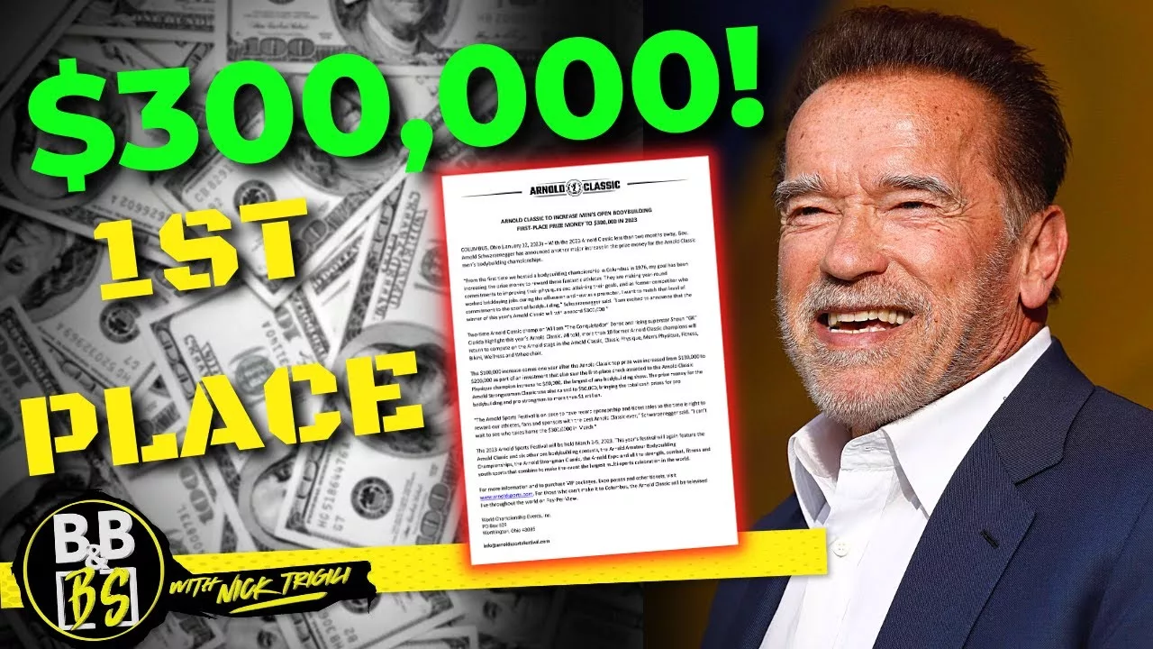 Arnold Schwarzenegger Raises Prize Money at Arnold Classic to $300,000!