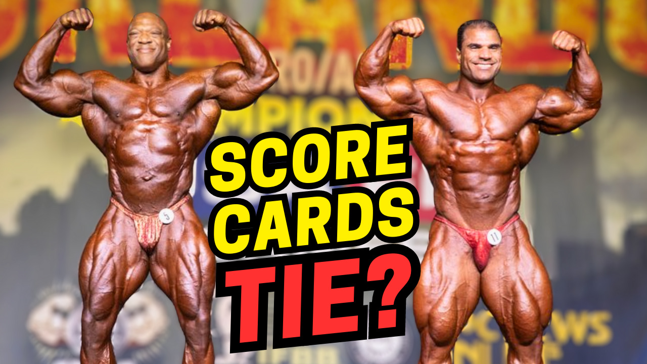 Orlando Pro Score cards don’t add up! #ifbb do better