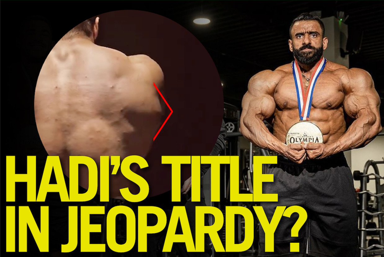 Hadi Choopans Mr. Olympia title is in Jeopardy?